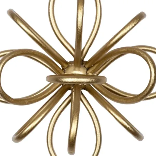 Wall Plaques-Kirkland's Home Metal Geometric Burst 3-Pc. Wall Plaques Set Gold