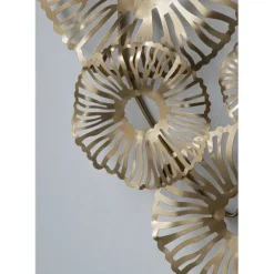 Wall Plaques-Kirkland's Home Metal Geometric Coral Clusters Wall Plaque Gold
