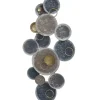 Wall Plaques-Kirkland's Home Metal Hammered Discs Wall Plaque Blue/Gray