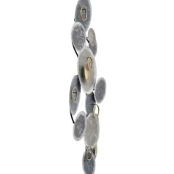Wall Plaques-Kirkland's Home Metal Hammered Discs Wall Plaque Blue/Gray