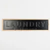 Wall Quotes & Signs-Kirkland's Home Metal Laundry Wall Plaque Black