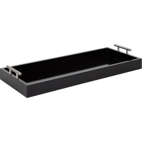 Decorative Trays-Kirkland's Home Metal Leaf Trays, Set Of 2 Silver