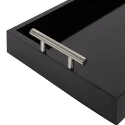 Decorative Trays-Kirkland's Home Metal Leaf Trays, Set Of 2 Silver