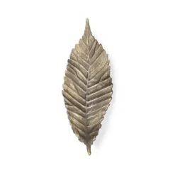 Wall Plaques-Kirkland's Home Metal Leaf Wall Plaque Gold