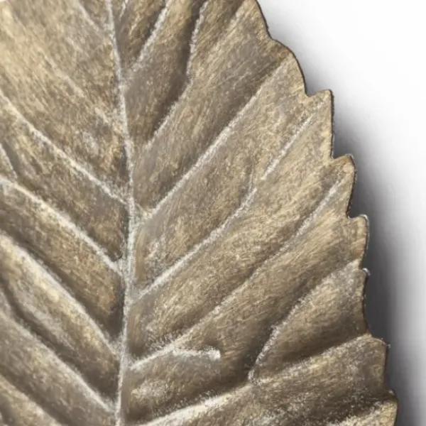 Wall Plaques-Kirkland's Home Metal Leaf Wall Plaque Gold