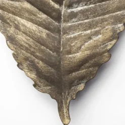 Wall Plaques-Kirkland's Home Metal Leaf Wall Plaque Gold