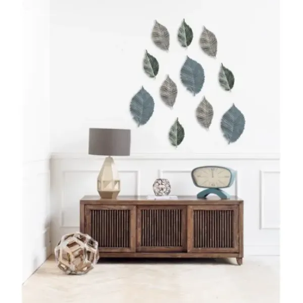 Wall Plaques-Kirkland's Home Metal Leaf Wall Plaque Gold