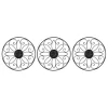 Wall Plaques-Kirkland's Home Metal Medallion Wall Plaques, Set Of 3 Black