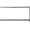 Console Tables-Kirkland's Home Metal Mirrored Top Slim Console Table Silver