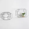 Shelves-Kirkland's Home Metal Nesting Wall Shelves, Set Of 2 Silver