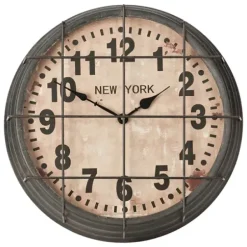 Clocks-Kirkland's Home Metal New York Subway Wall Clock