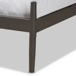Beds & Headboards-Kirkland's Home Metal Open Headboard Full Platform Bed Black