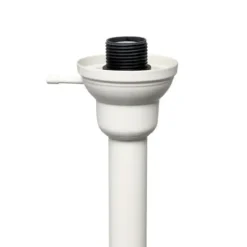 Floor Lamps-Kirkland's Home Metal 3-Scallop Glass Floor Lamp White