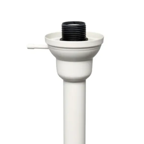 Floor Lamps-Kirkland's Home Metal 3-Scallop Glass Floor Lamp White