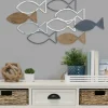 Wall Plaques-Kirkland's Home Metal School Of Fish Wall Plaque Multi