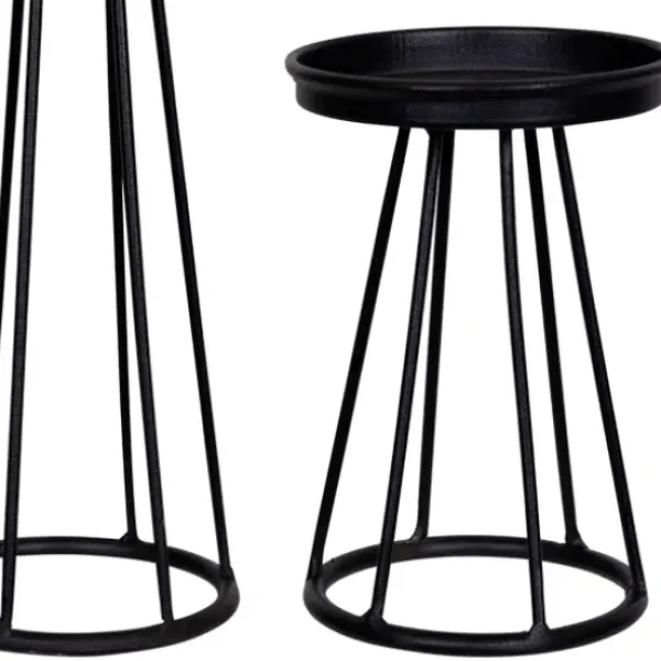 Candle Holders-Kirkland's Home Metal Soho Candle Holders, Set Of 3 Black