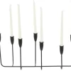 Candle Holders-Kirkland's Home Metal Taper Candle Holder Runner Black