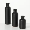 Vases-Kirkland's Home Metal Timber Scape Vase Gold
