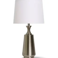 Table Lamps-Kirkland's Home Metal Touch Switch Table Lamp Silver