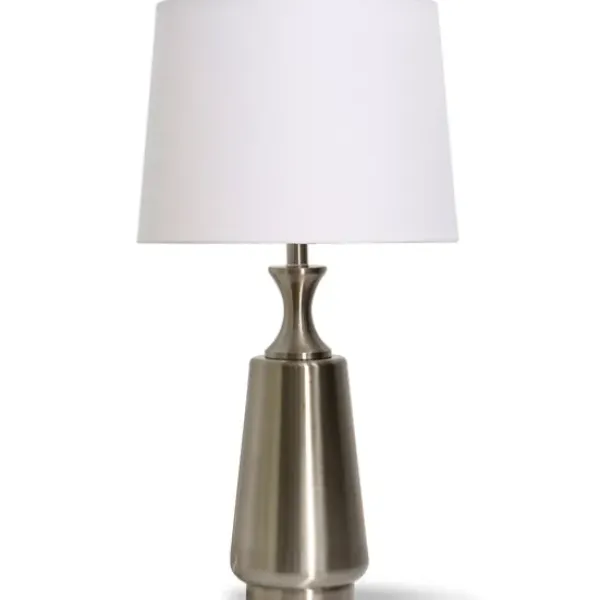 Table Lamps-Kirkland's Home Metal Touch Switch Table Lamp Silver