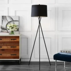 Floor Lamps-Kirkland's Home Metal Tripod Twist Floor Lamp Black