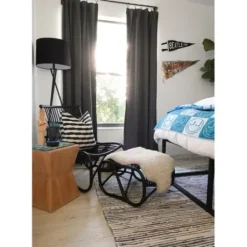 Floor Lamps-Kirkland's Home Metal Tripod Twist Floor Lamp Black