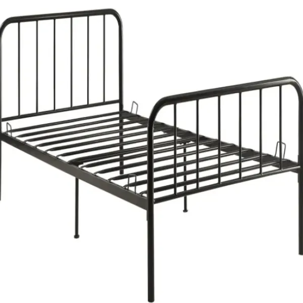 Beds & Headboards-Kirkland's Home Metal Twin Bed In A Box Black