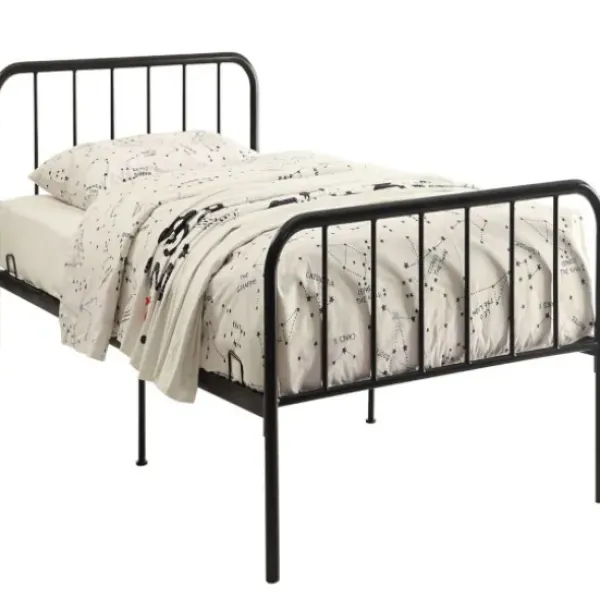 Beds & Headboards-Kirkland's Home Metal Twin Bed In A Box Black