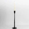 Candle Holders-Kirkland's Home Metal Twisted Taper Candle Holder, 15 In. Black