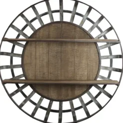 Shelves-Kirkland's Home Metal Wall Shelf With Wood Back