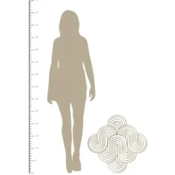 Wall Plaques-Kirkland's Home Metal Waves Wall Plaque Gold