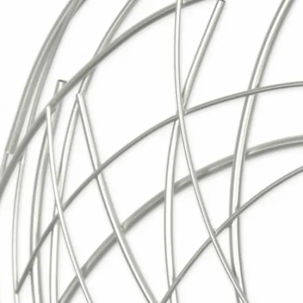 Wall Plaques-Kirkland's Home Metal Wire Abstract Wall Plaque Silver