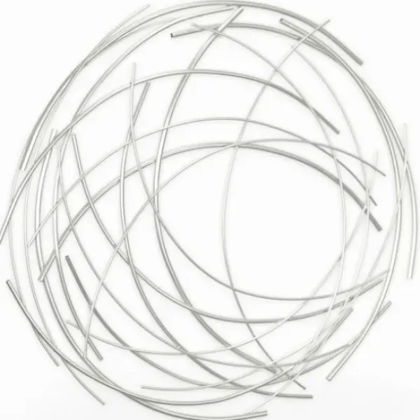 Wall Plaques-Kirkland's Home Metal Wire Abstract Wall Plaque Silver