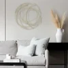 Wall Plaques-Kirkland's Home Metal Wire Abstract Wall Plaque Gold