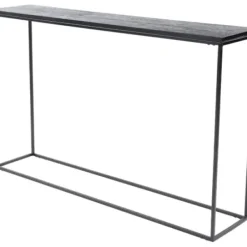 Console Tables-Kirkland's Home Metal Wire Frame Console Table Black