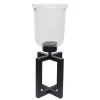 Candle Holders-Kirkland's Home Metal X Base Votive Candle Holder, 19 In. Black