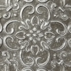 Wall Plaques-Kirkland's Home Metallic Carved Fir Wood Wall Plaques, Set Of 4 Brown/Silver