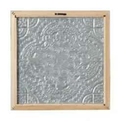 Wall Plaques-Kirkland's Home Metallic Carved Fir Wood Wall Plaques, Set Of 4 Brown/Silver