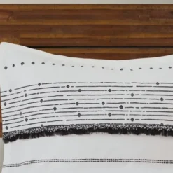 Duvets-Kirkland's Home Mia Striped 3-Pc. King Duvet Cover Set White