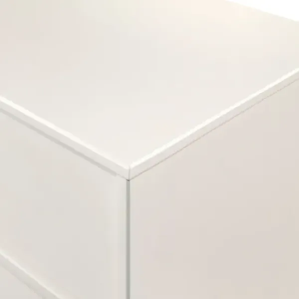 Dressers & Chests-Kirkland's Home Midcentury Grooved Handles Dresser White