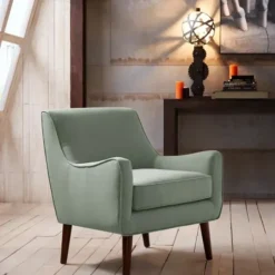 Accent Chairs-Kirkland's Home Mid-Century Modern Accent Chair Green