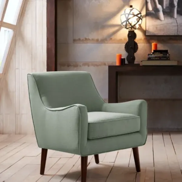 Accent Chairs-Kirkland's Home Mid-Century Modern Accent Chair Green