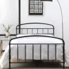 Beds & Headboards-Kirkland's Home Midnight Vintage Arch Full Bed Frame Black