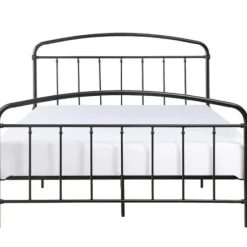 Beds & Headboards-Kirkland's Home Midnight Vintage Arch Queen Bed Frame Black