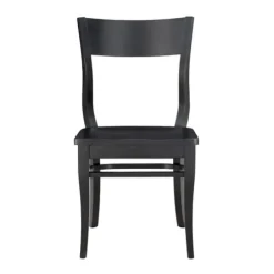 Dining Chairs-Kirkland's Home Midnight Wave Frame Dining Chairs, Set Of 2 Black