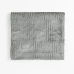 Blankets & Throws-Kirkland's Home Milan Fur Throw Gray