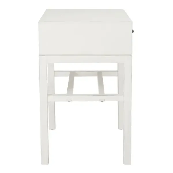 Accent & End Tables-Kirkland's Home Milo Herringbone Accent Table White