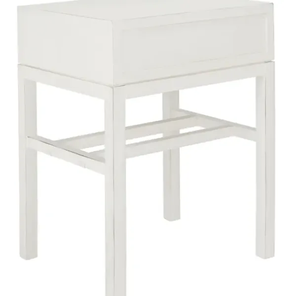 Accent & End Tables-Kirkland's Home Milo Herringbone Accent Table White