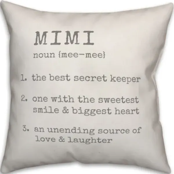 Pillows-Kirkland's Home Mimi Definition Pillow Gray/White
