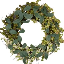 Wreaths-Kirkland's Home Mini Gradient Berries Twig Wreath Green